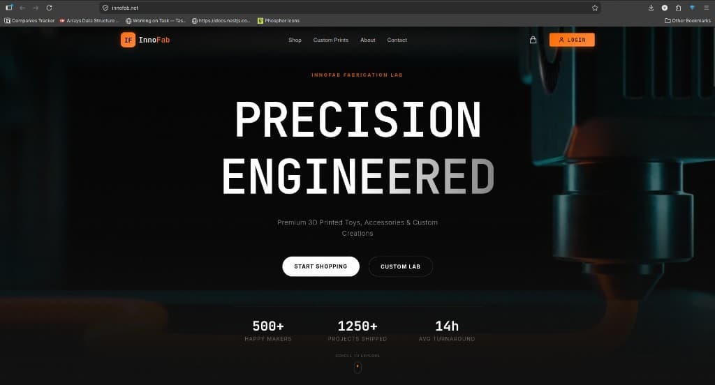 InnoFab storefront